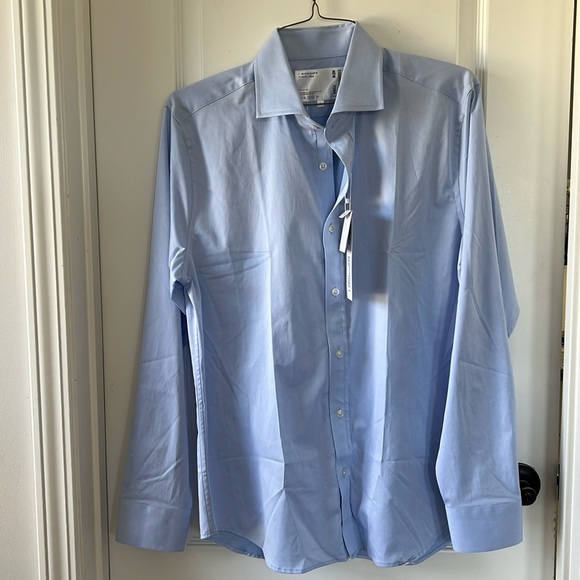 Coordinates New York light blue button up shirt Large - Picture 1 of 7